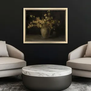 Golden Branches Framed Art