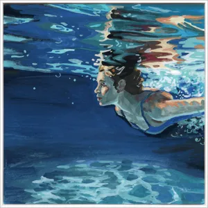 Holding Breath Canvas