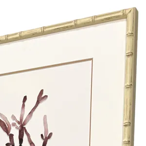 Ochre Coral S/4 Framed Art