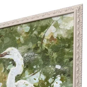 Heron on Display S/2 Framed Art