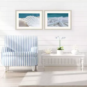 Blue Dune II S/2 Framed Art