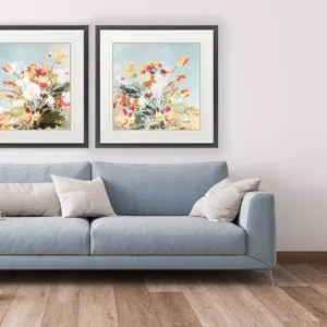 Sun Kissed Flowers II Framed Art