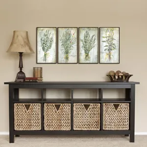 Herbs S/4 Framed Art