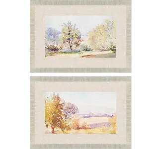 Sunrise/Serene S/2 Framed Art