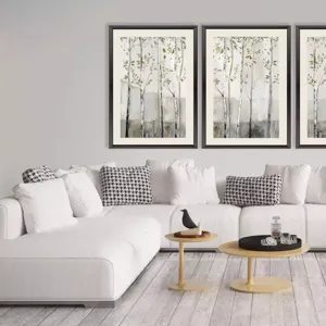 Blue Birch Serenade I Framed Art