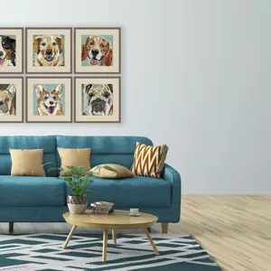 Dog Collage II S/4 Framed Art