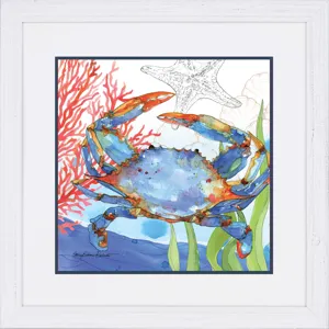Oceana Crab 2 Framed Art