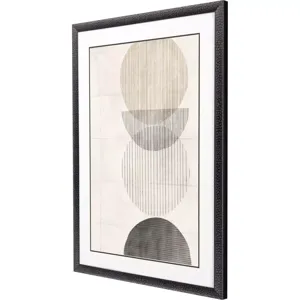 Stitched Spheres I Framed Art