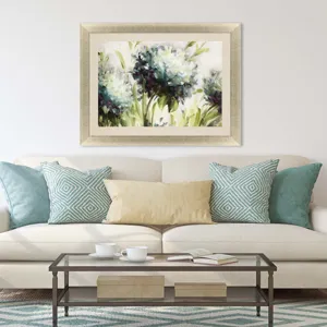 Hydrangea Field Framed Art