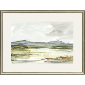 Overcast Wetland I Framed Art