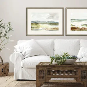 Overcast Wetland I Framed Art