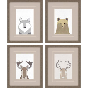 Wildlife I S/4 Framed Art