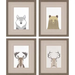Wildlife I S/4 Framed Art