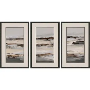 Winter Sun S/3 Framed Art