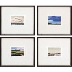 Land Study V S/4 Framed Art