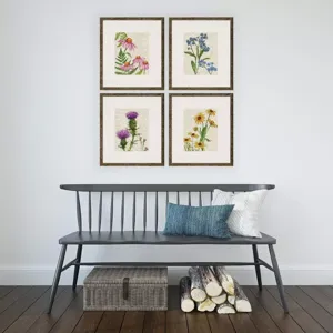 Wildflowers S/4 Framed Art