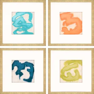 Gestural II S/4 Framed Art