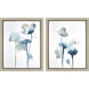 Midnight Blossom II S/2 Framed Art