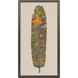 Tropical Banana Leaf I Framed Art