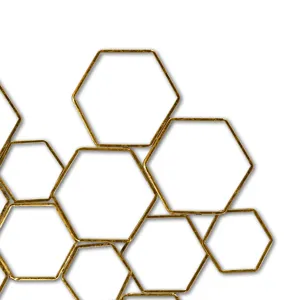 Golden Movement Wall Sculpture