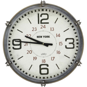 Manhattan Clock Wall Sculpture
