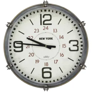 Manhattan Clock Wall Sculpture