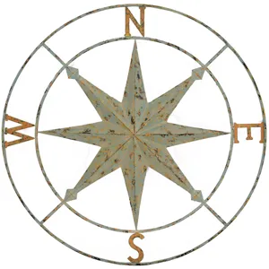 Compass Points Wall Sculpture