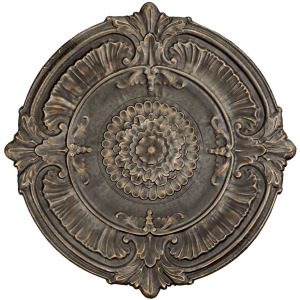 Aged Rosette Wall Sculpture