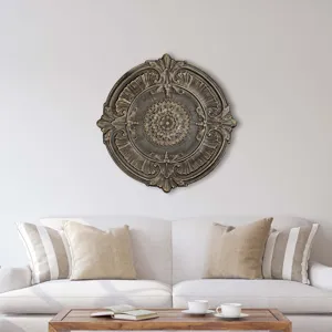 Aged Rosette Wall Sculpture
