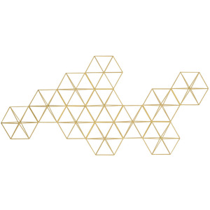 Golden Geos 1 Wall Sculpture