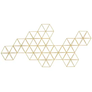 Golden Geos 1 Wall Sculpture