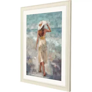 Beach Stroll Framed Art