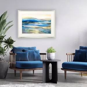 Bluescape 4 Framed Art