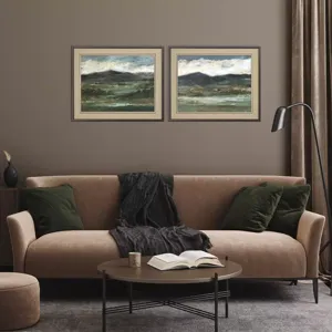 Midnight Ridge S/2 Framed Art