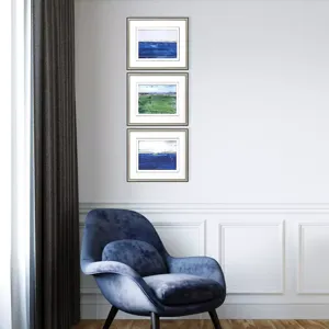 Horizons I S/3 Framed Art