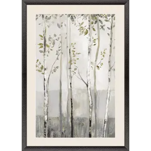 Blue Birch Serenade III Framed Art