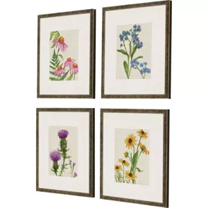 Wildflowers S/4 Framed Art