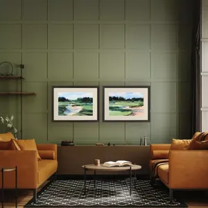 Golf Course Study I S/2 Framed Art