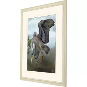 Heron Study II Framed Art
