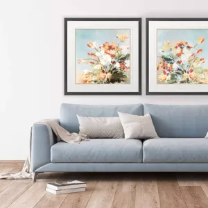 Sun Kissed Flowers I Framed Art