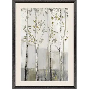 Blue Birch Serenade I Framed Art