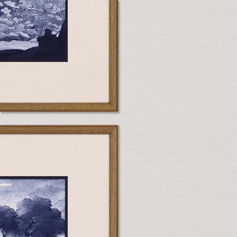 Pastoral Toile S/4 Framed Art