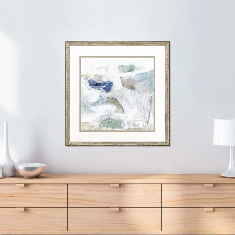 Pebble Coast I Framed Art