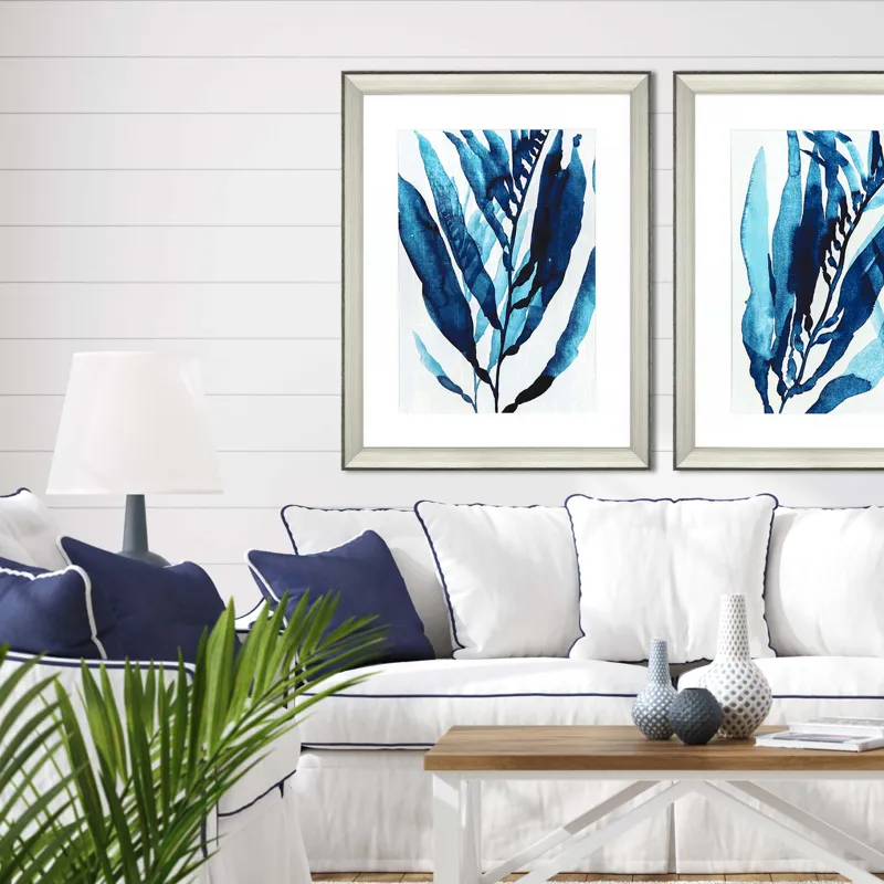 Blue Drift I Framed Art