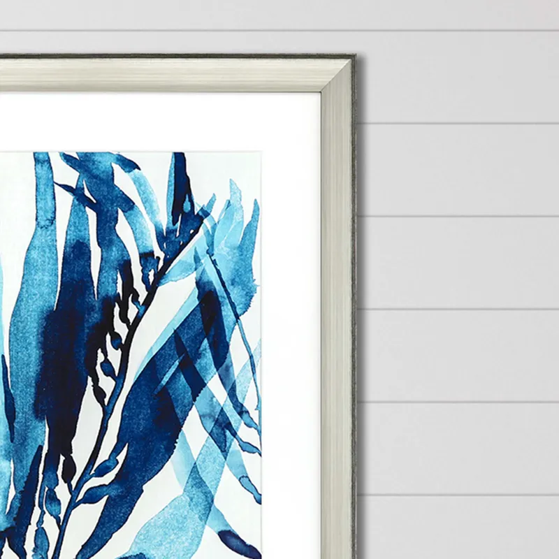 Blue Drift II Framed Art