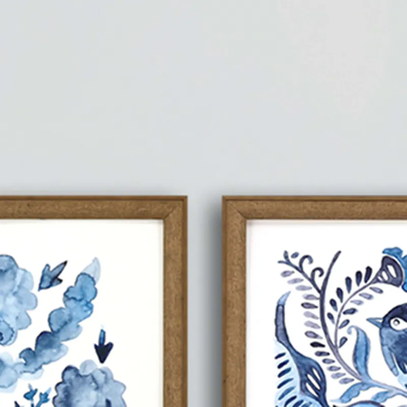 Indigo Ornament I S/4 Framed Art