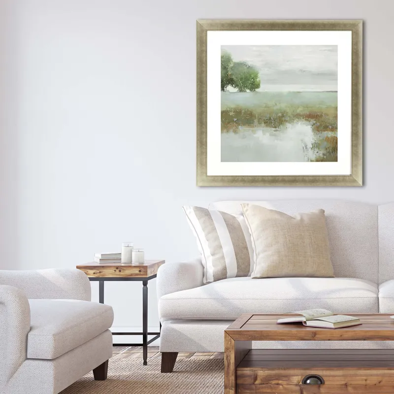 Trees and Creek I Framed Art
