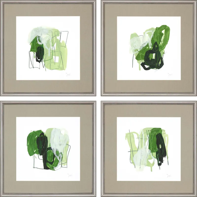 Jade Schematic S/4 Framed Art