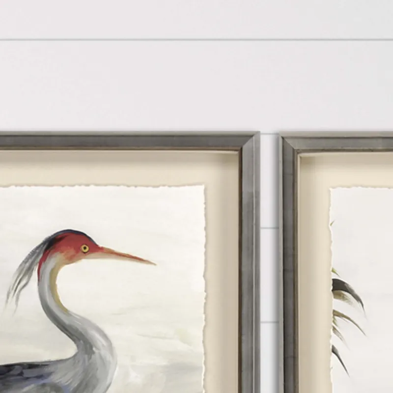 Grey Heron Framed Art