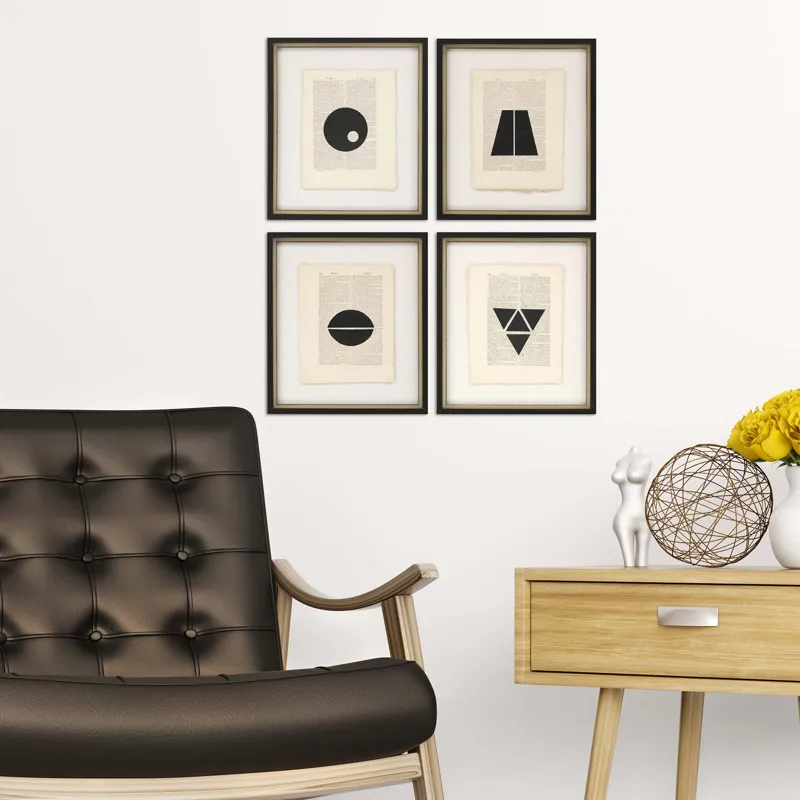Geometrics II S/4 Framed Art